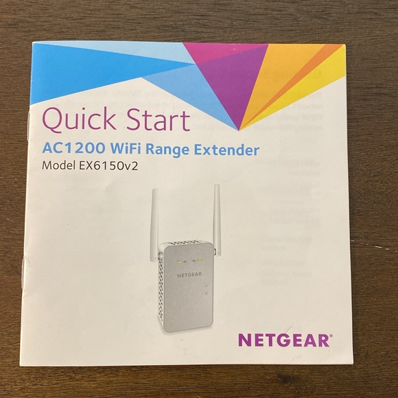 Netgear AC1200 Wi-Fi Range Extender Model: EX6150v2 with Quick Start Guide - Picture 4 of 4